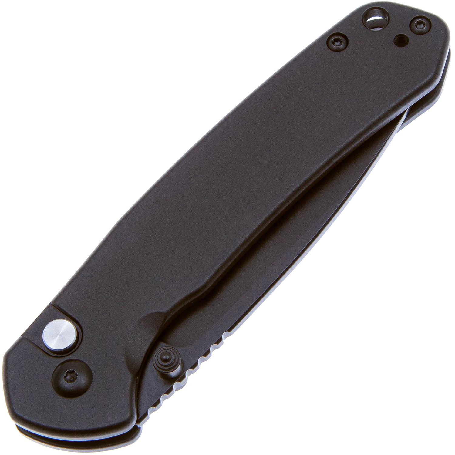 Нож CJRB Pyrite J1925-BST, рукоять черная сталь, черный AR-RPM9, PVD