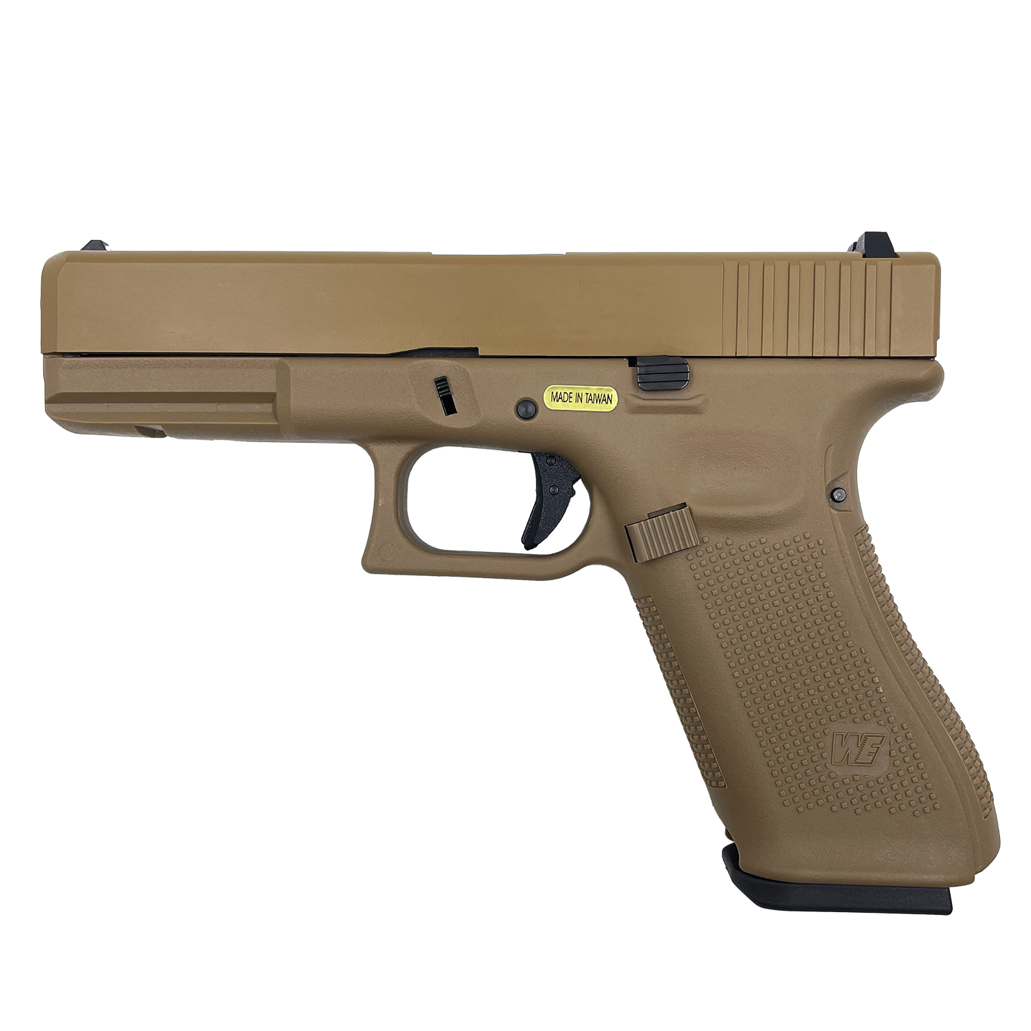 Пистолет страйкбольный (WE) Glock-17 gen5, WE-G001VB-TAN