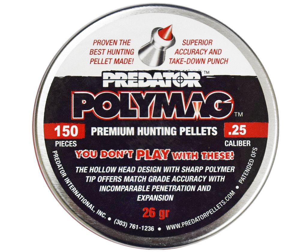Пуля пневм. "JSB Predator Polymag", кал. 6,35мм (177 кал.), 1,685гр, (150 штук)