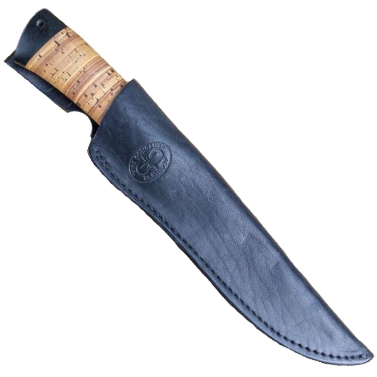 Нож "Шашлычный средний" береста, 95х18 Златоуст