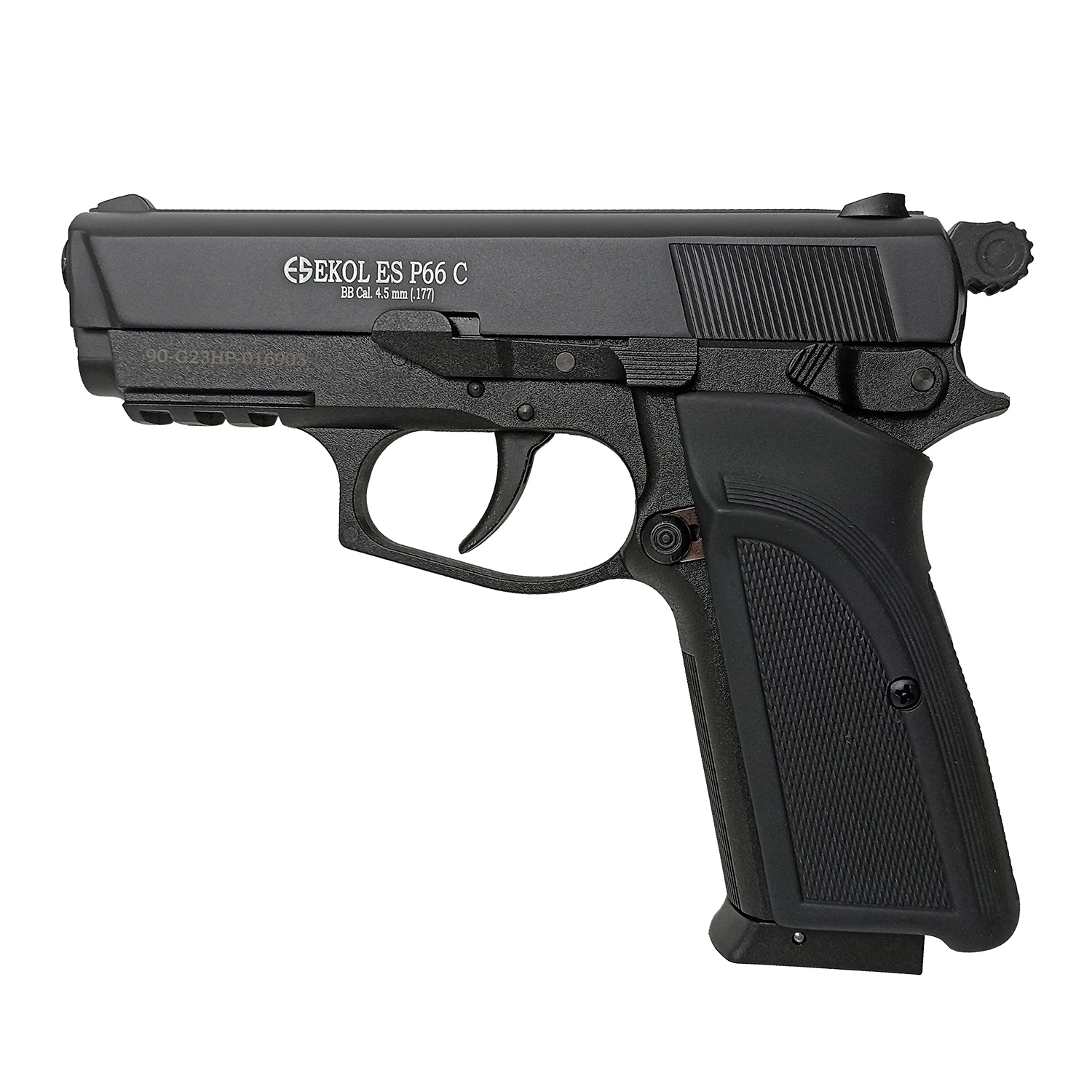 Пистолет пневматический EKOL ES P66 C Black (металл) калибр 4,5 мм. 3 Дж.