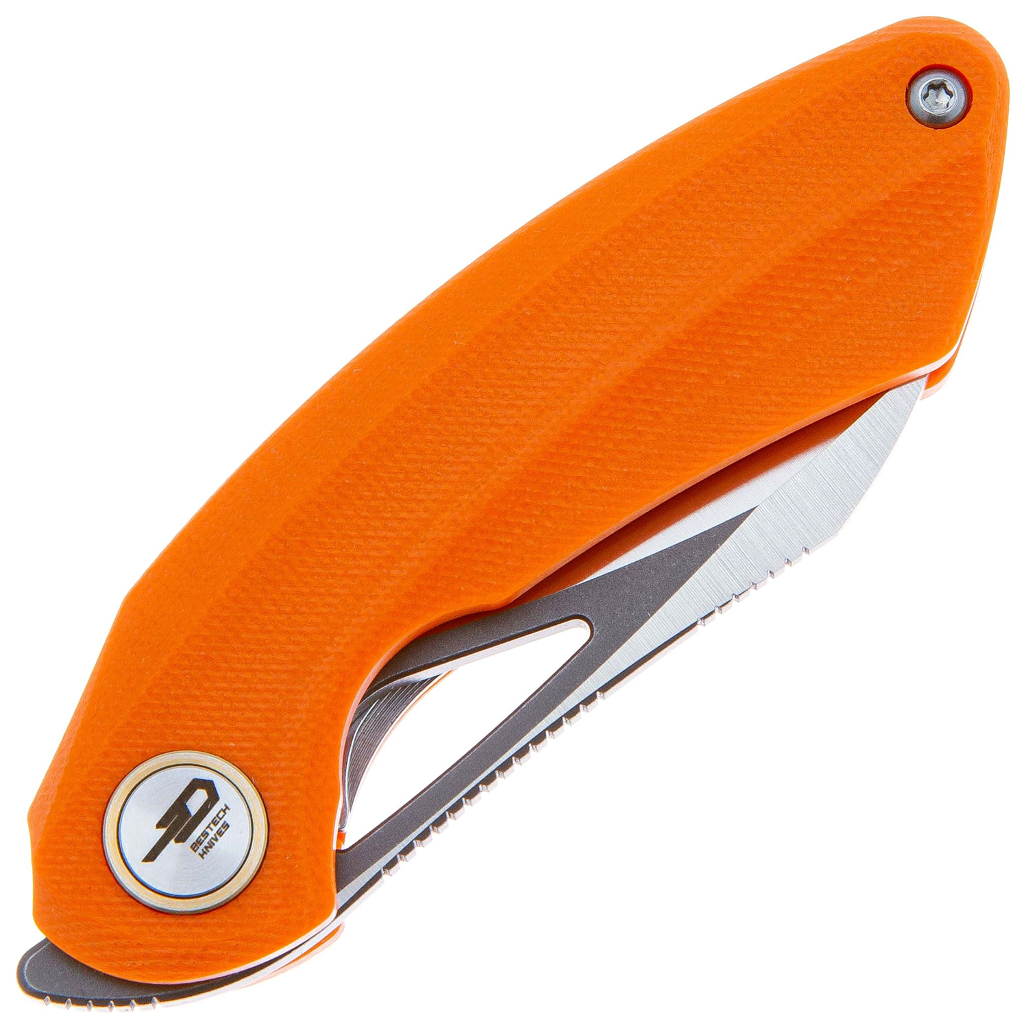 Нож складной Bestech Bihai BG53B-2, оранжевый, G10, 14C28N