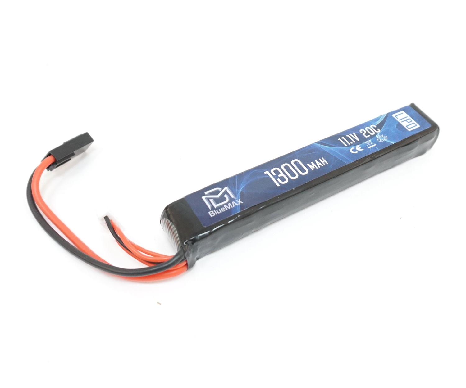 АКБ BlueMAX 1300mAh Lipo 11.1V 20C stick 20x21x128mm приклад весло