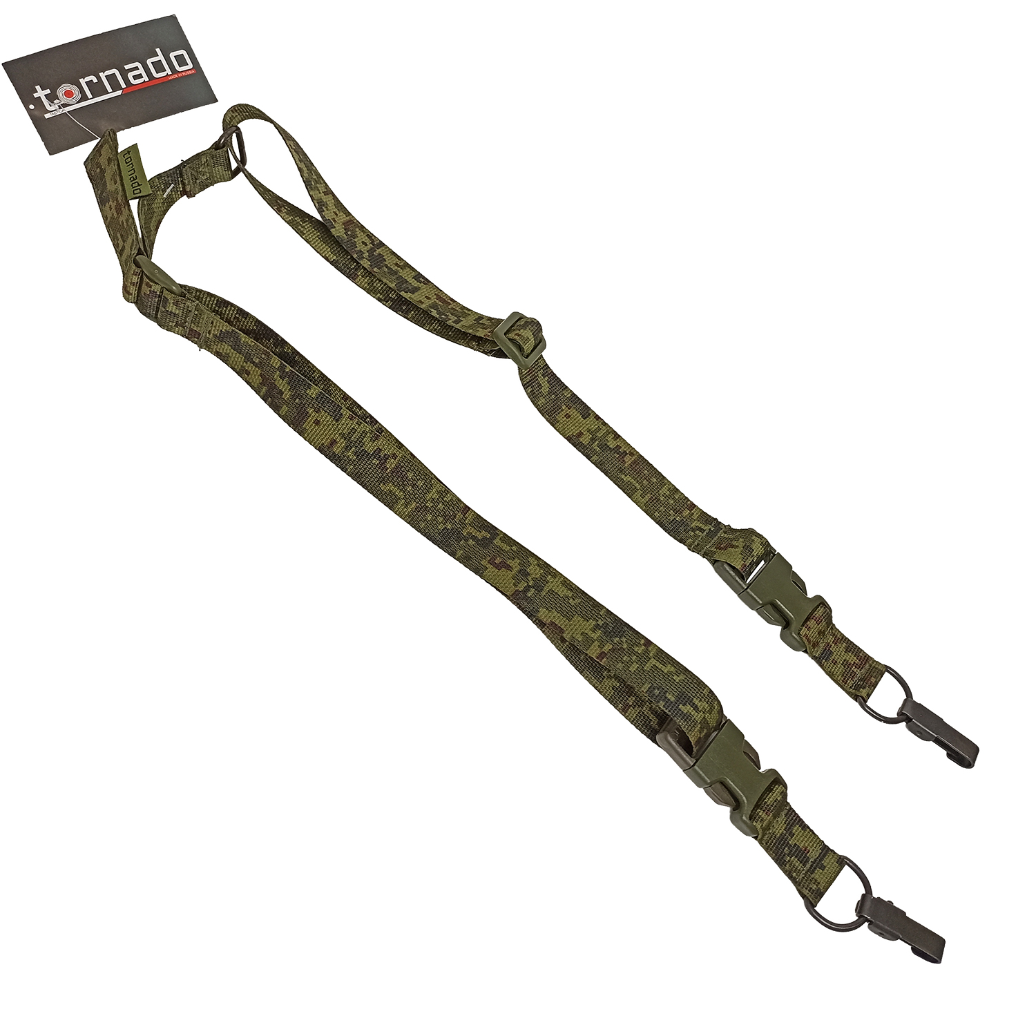 Ремень ТА оружейный двухточечный модульный с карабинами ЗДУ (TA_TB3_EMP)