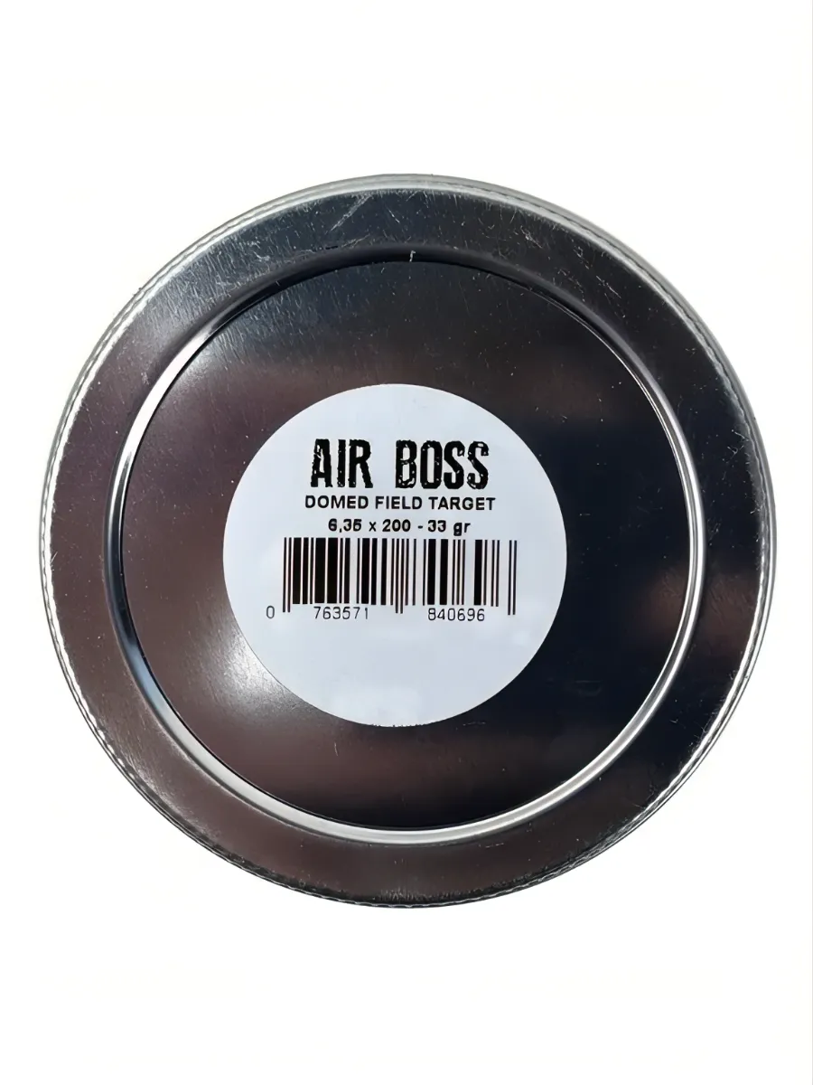 Пули пневматические APOLO AIR BOSS Domed Field Target калибр 6.35, вес 2,13 г, 200 шт.