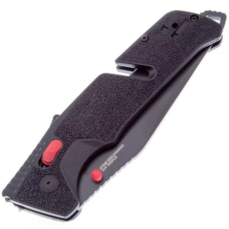 Нож складной SOG Trident MK3 Black/Red сталь D2, рукоять GRN