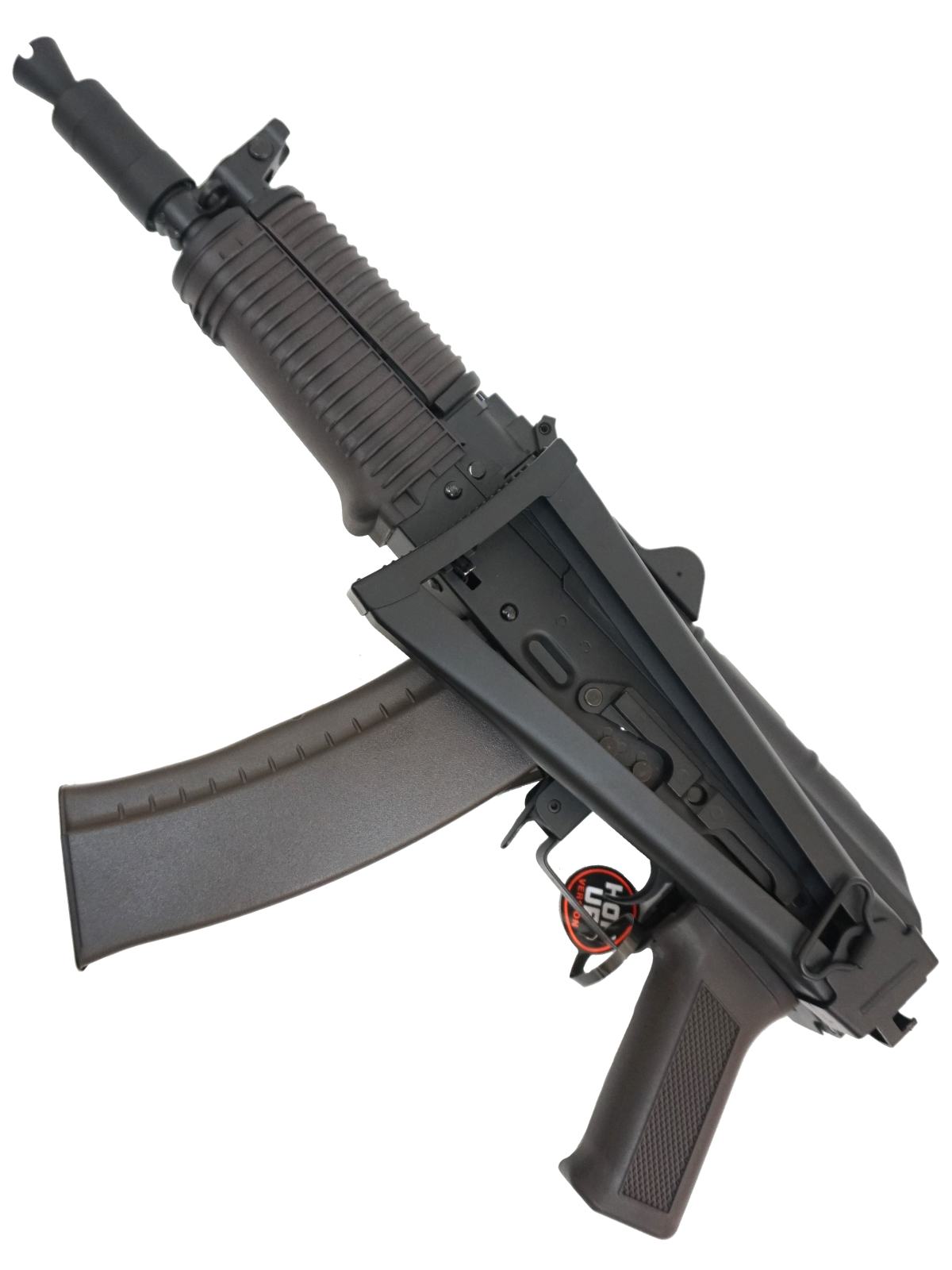 Автомат страйкбольный (Cyma) CM045, RKC-74У (АКС-74У), AEG, металл, черный пластик, ЗУ, АКБ