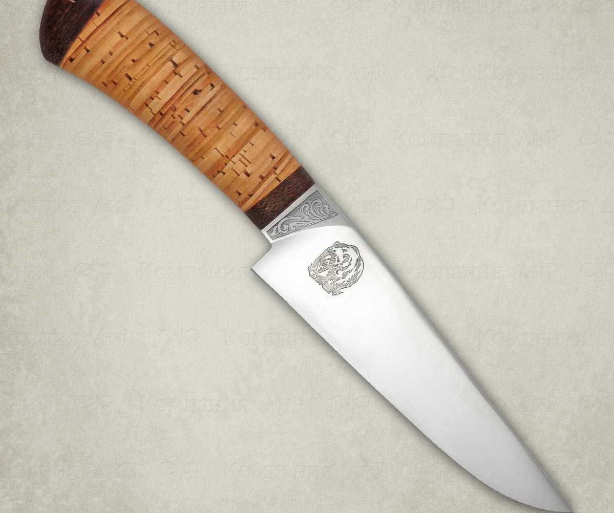Нож АиР "Барибал" береста, 100х13м, Златоуст