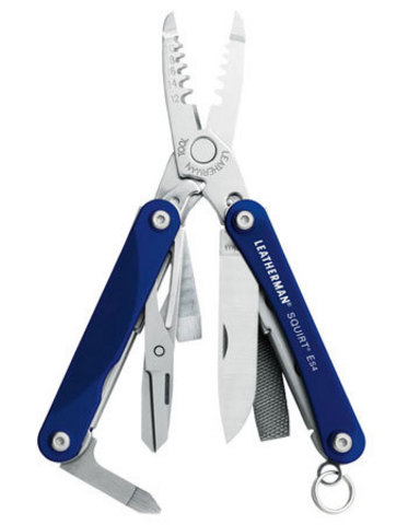 Мультиинструмент Leatherman Squirt ES4 синий