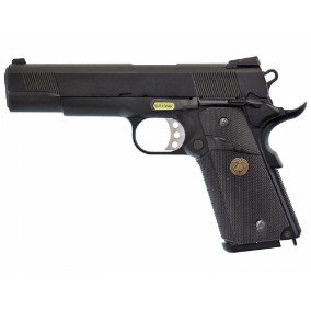 Пистолет страйкбольный (WE) Colt M1911А1, металл, M.E.U. Black, WE-E008A-BK