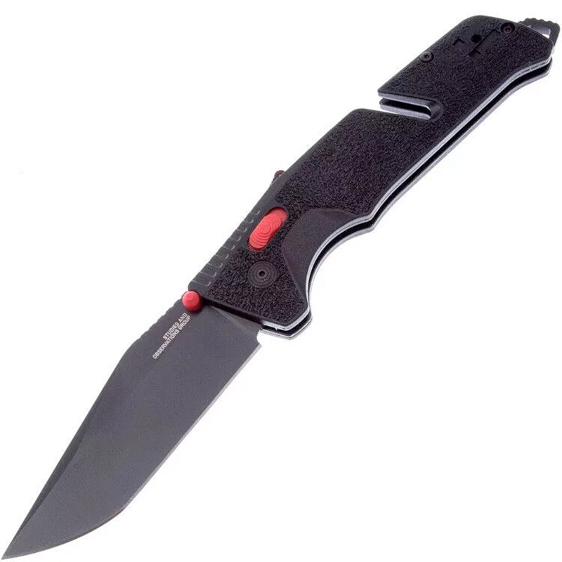 Нож складной SOG Trident MK3 Black/Red сталь D2, рукоять GRN
