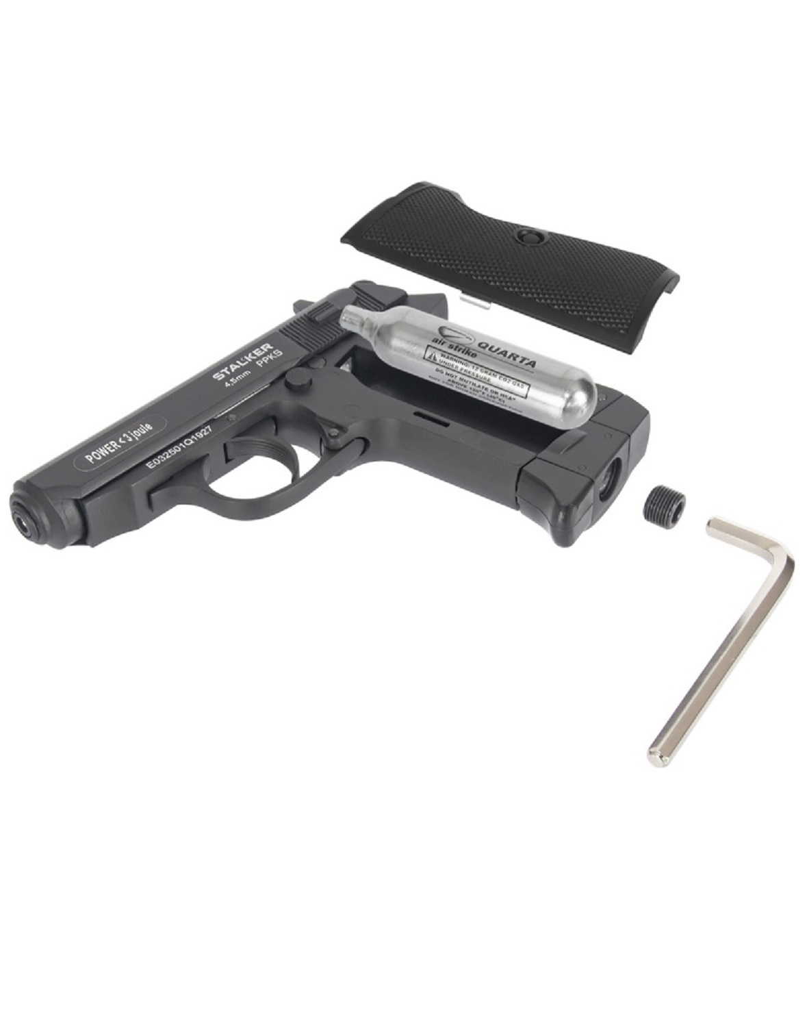 Пистолет пневматический Stalker PPKS (Walther PPK/S) Blowback