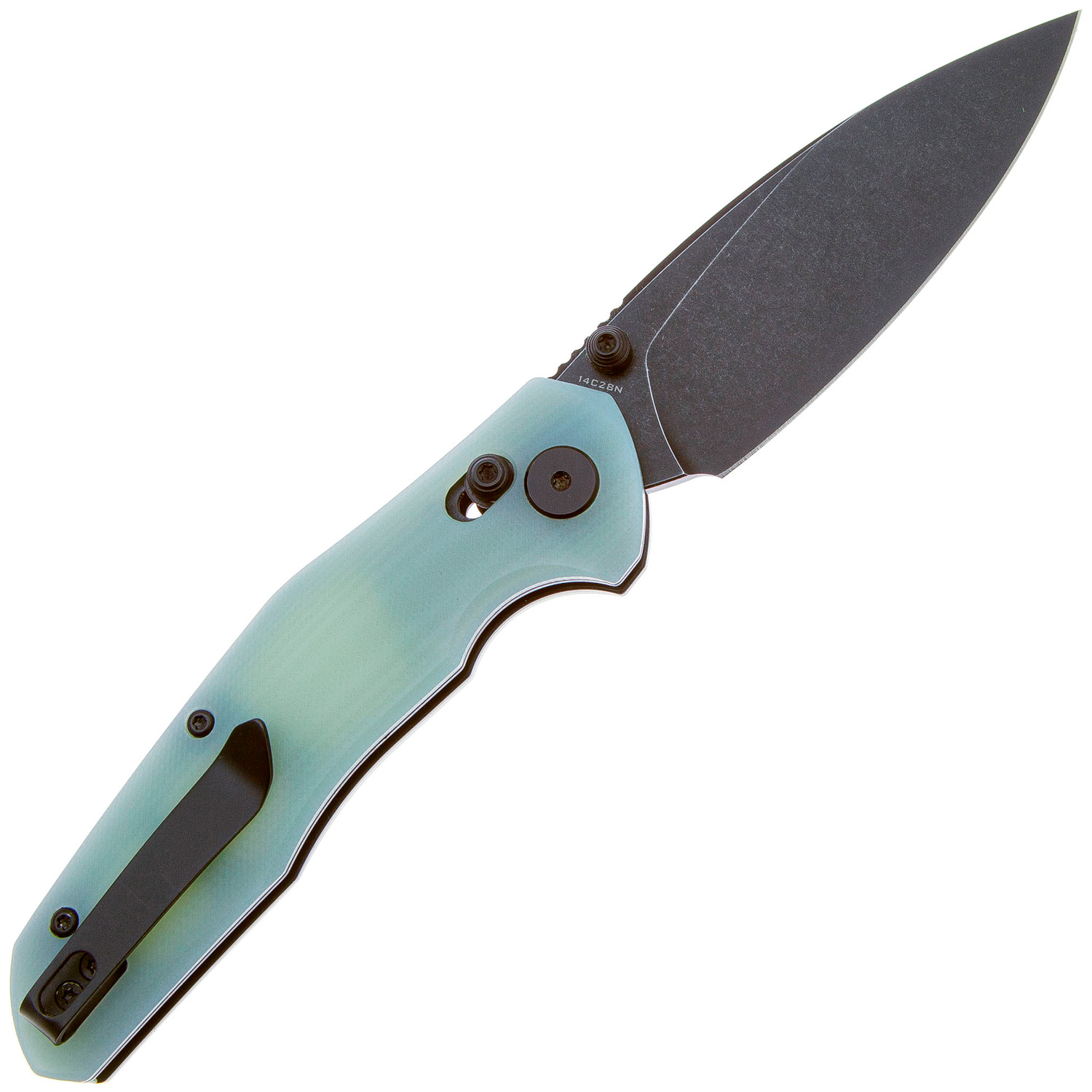 Нож складной Bestech Ronan BMK02I, прозрачный/черный, G10, 14C28N