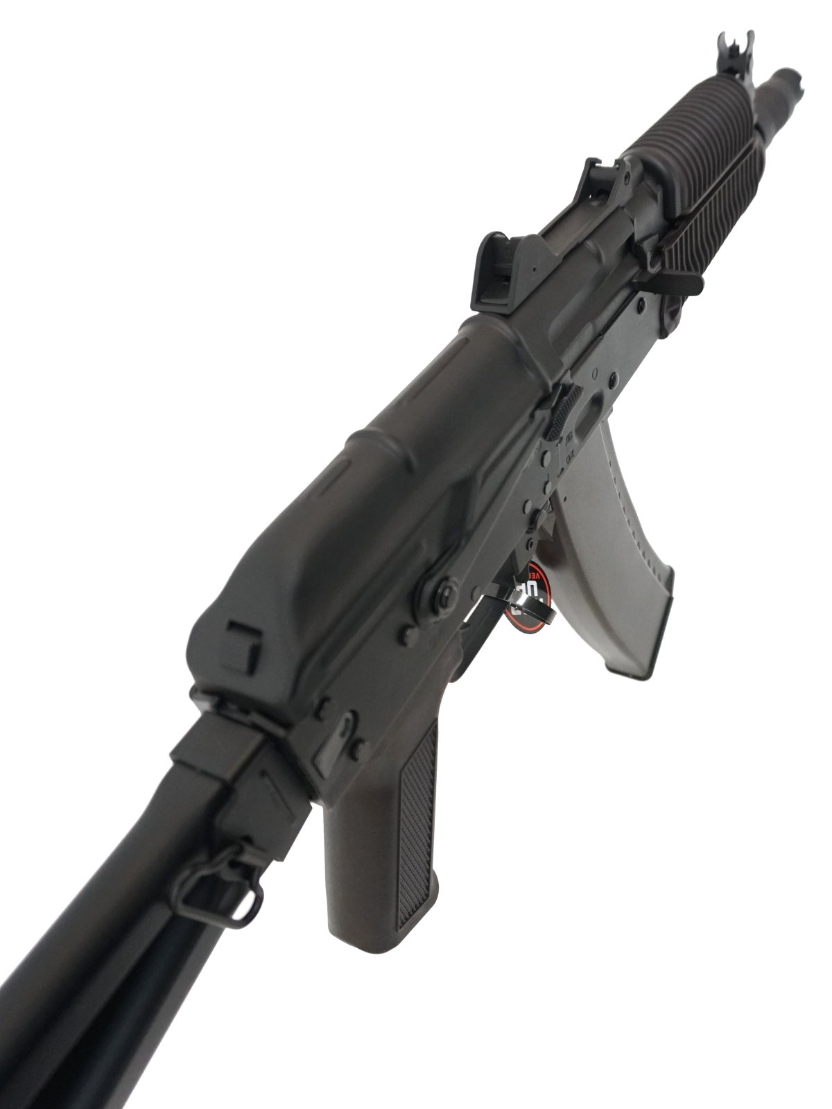 Автомат страйкбольный (Cyma) CM045, RKC-74У (АКС-74У), AEG, металл, черный пластик, ЗУ, АКБ