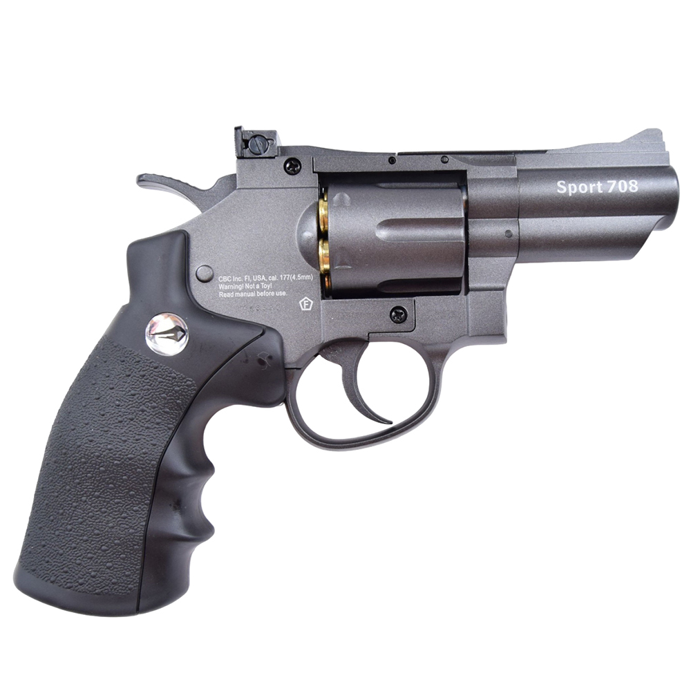 Пневматический револьвер Borner Super Sport 708 (Smith&Wesson), калибр 4,5 мм