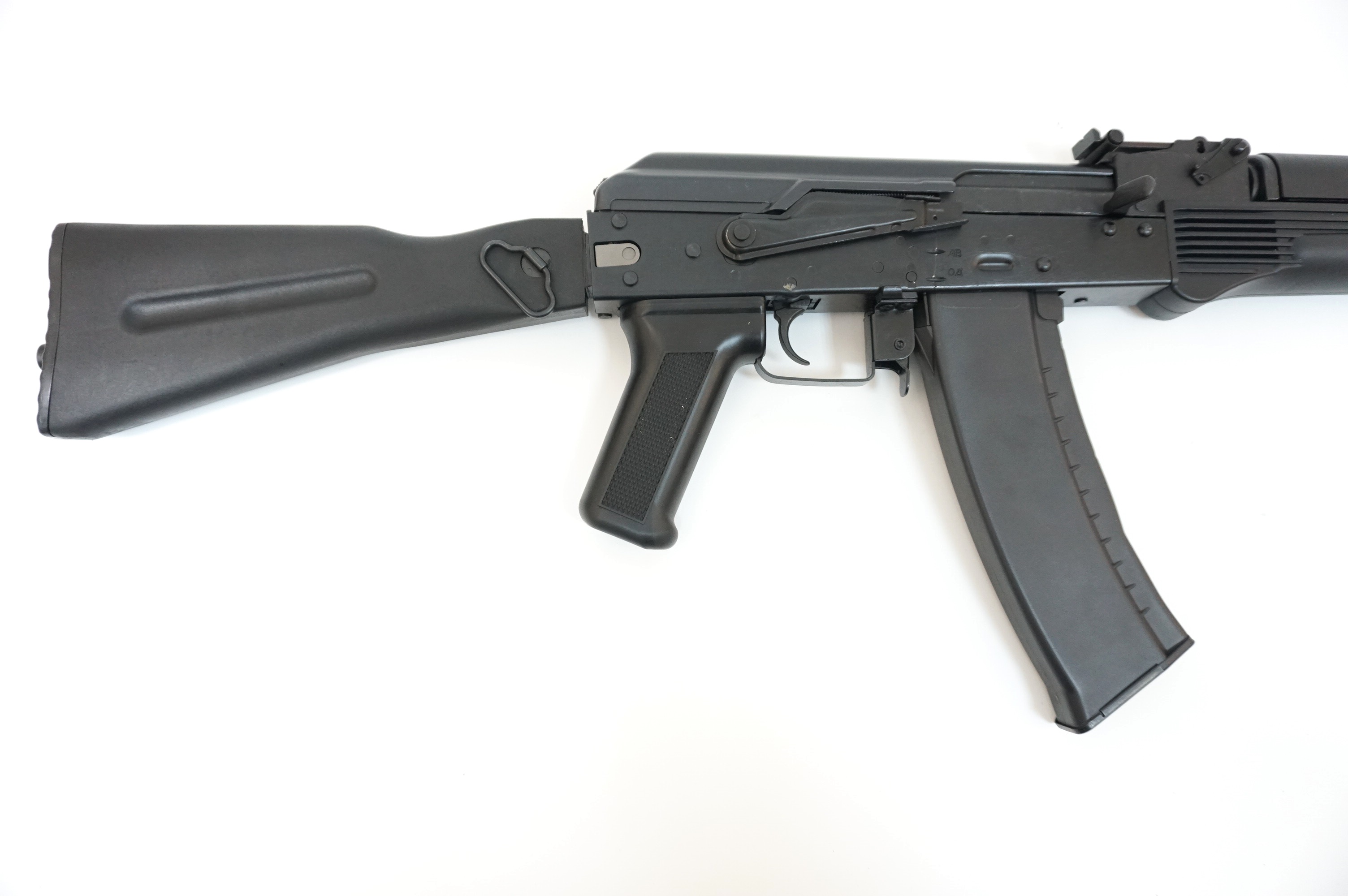 Страйкбольный автомат (E&L) AK-74MN AEG Essential Steel and black plastic EL-A106S