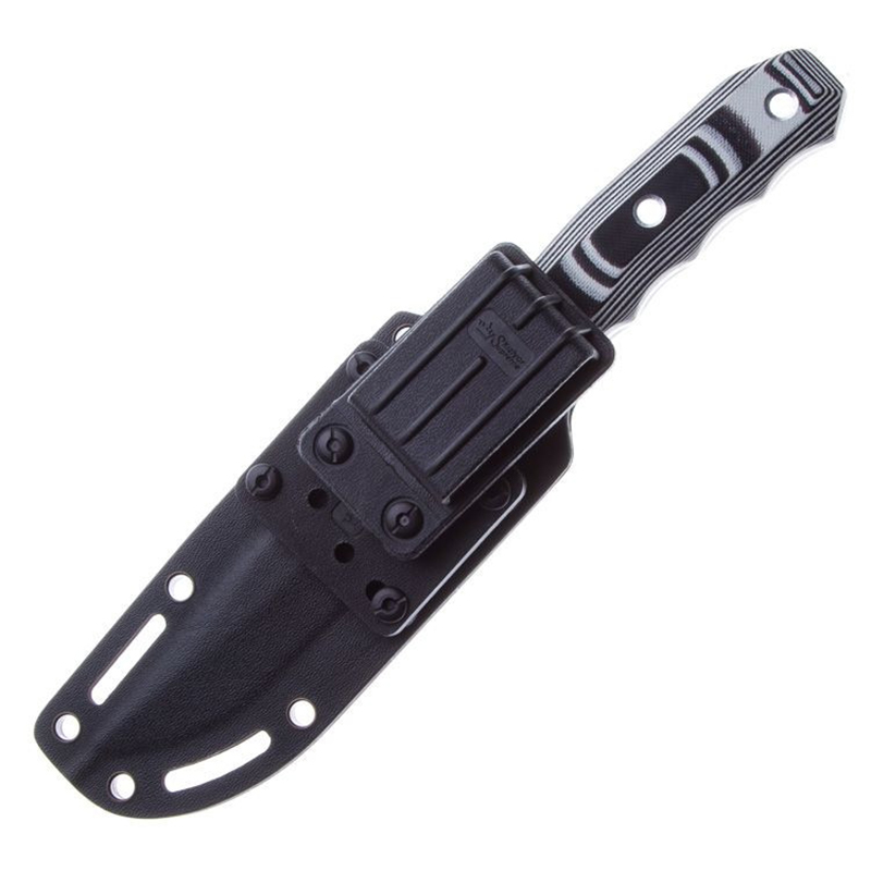 Нож Enzo AUS-8 TW G10-BWH KS (Tacwash, G10 Black White handle, Kydex)