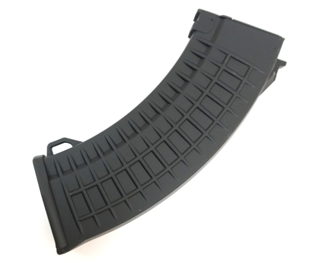 Магазин бункерный (Cyma) АК-47 550 шаров, пластик, рифленый Black C.42