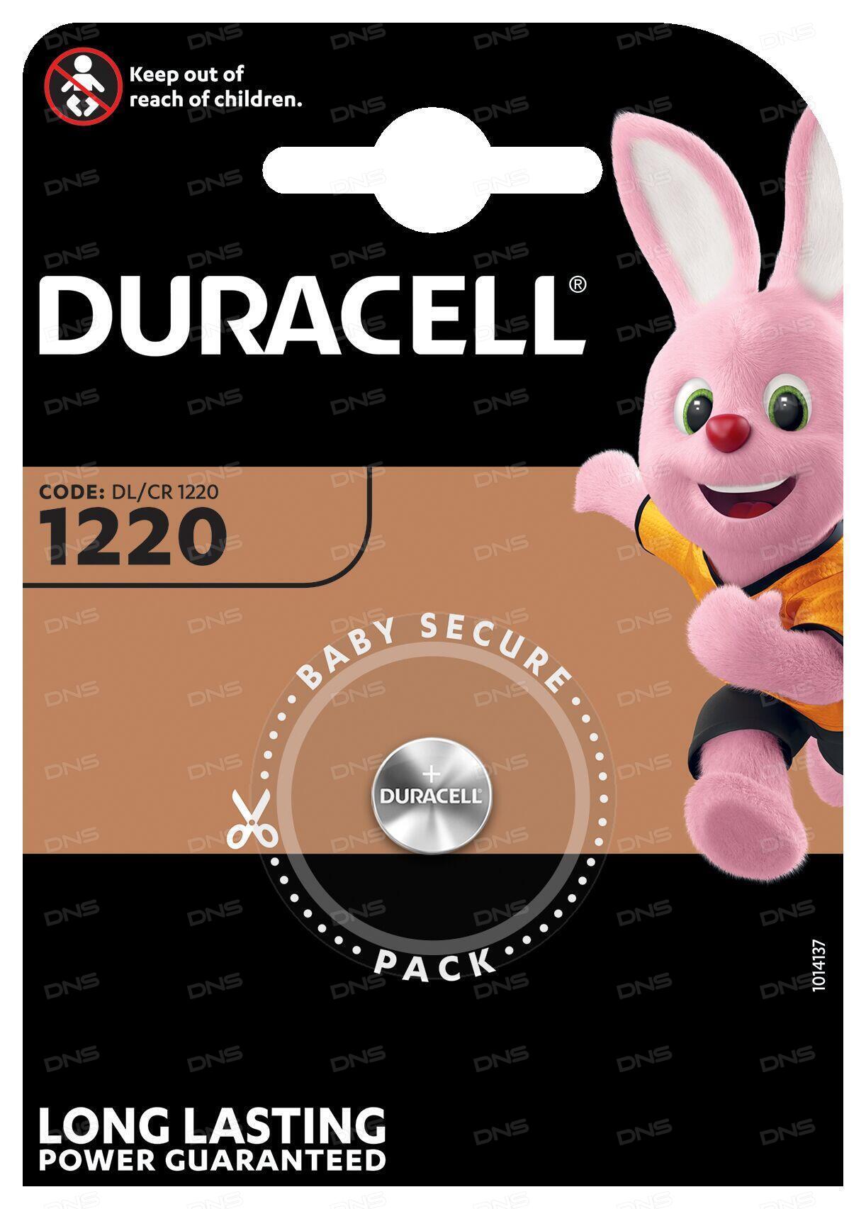 Элемент питания CR1220 DURACELL BL1