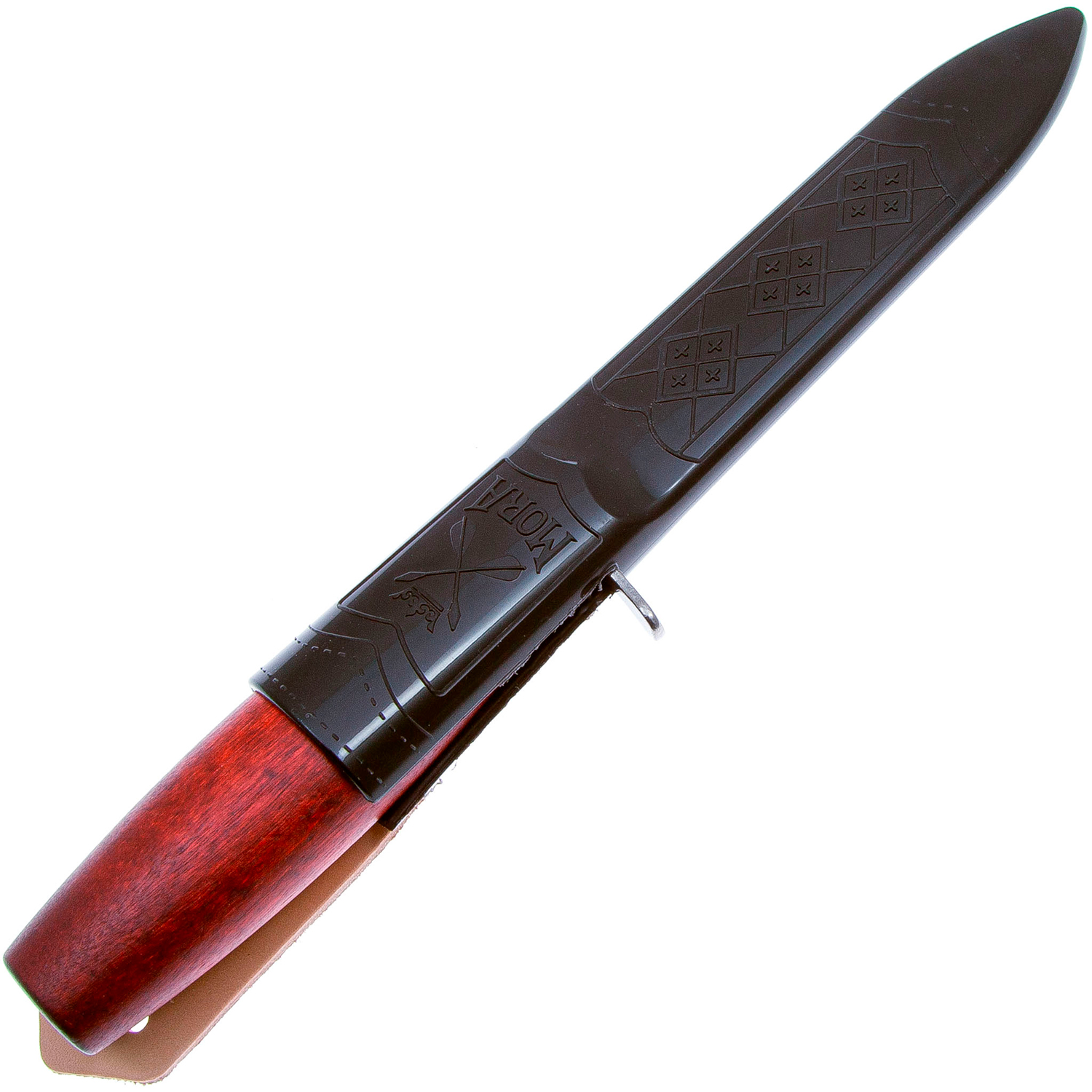 Нож Morakniv Classic № 2F (carbon, береза, красная рукоять)