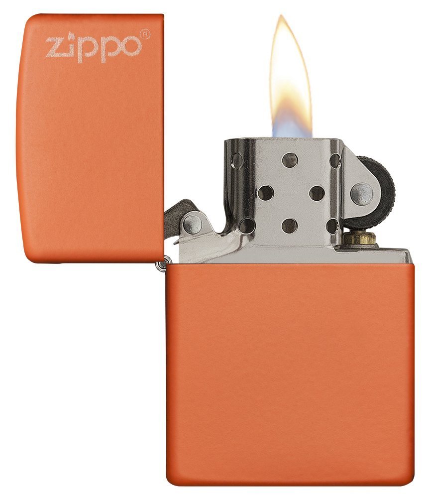 Зажигалка Zippo 28888ZL Neon Orange Zippo Logo