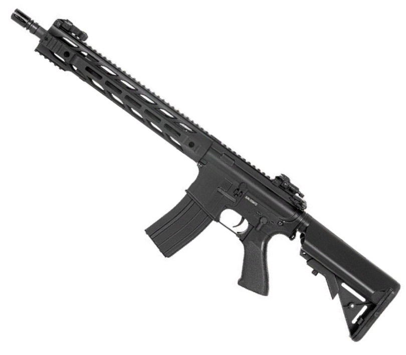 Страйкбольный автомат (Cyma) M4, нейлон, пластик, складной приклад, ЗУ, АКБ - CM518