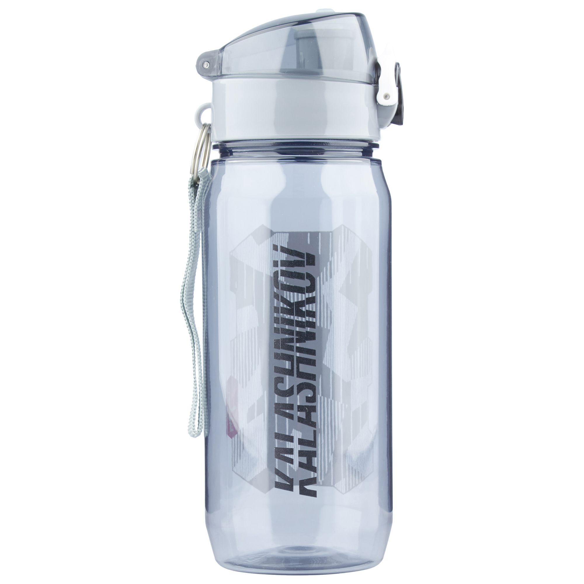 Бутылка для воды 600 мл. "Калашников" белый камуфляж