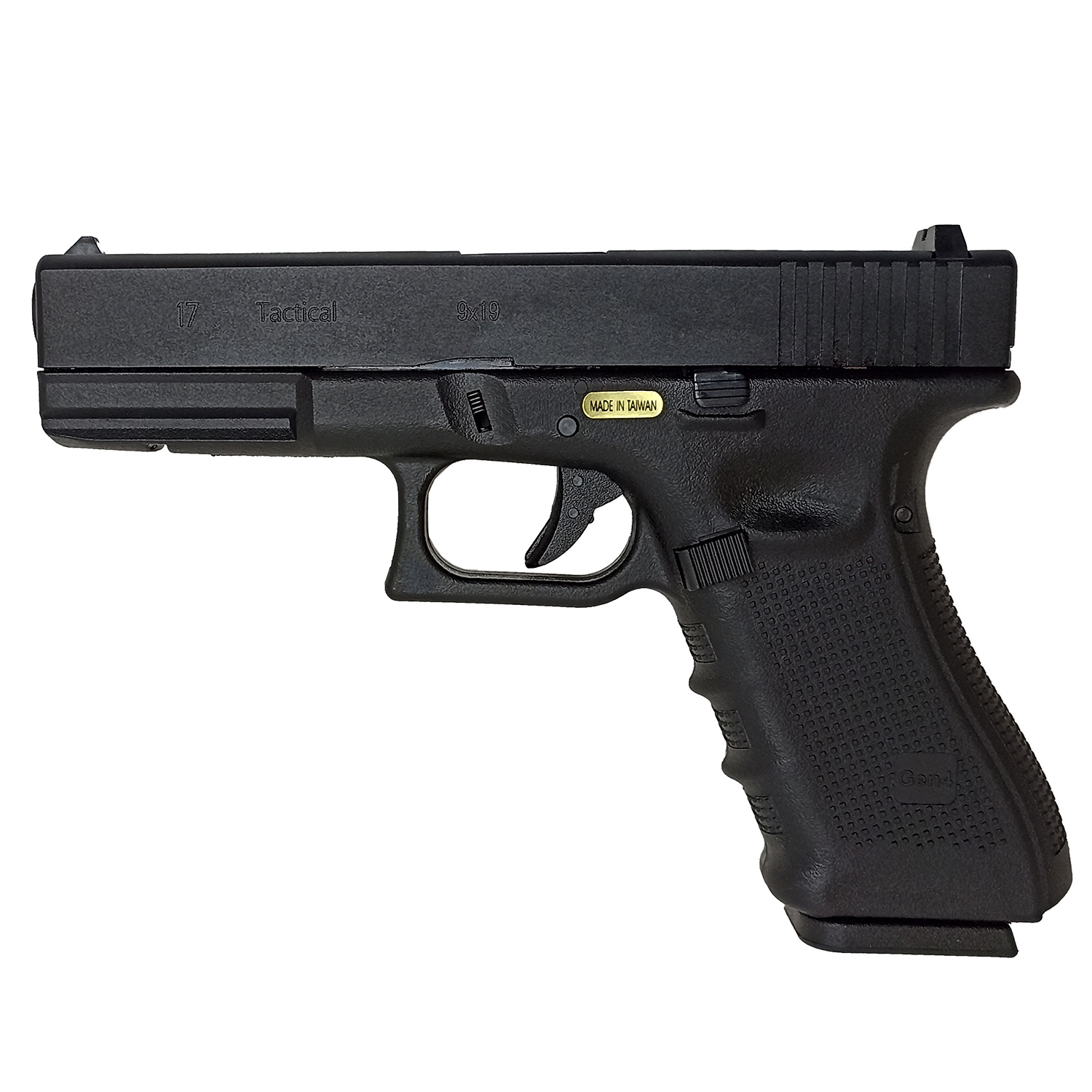 Пистолет страйкбольный WE Glock 17 Gen4, WE-G001B-BK / GP616-B