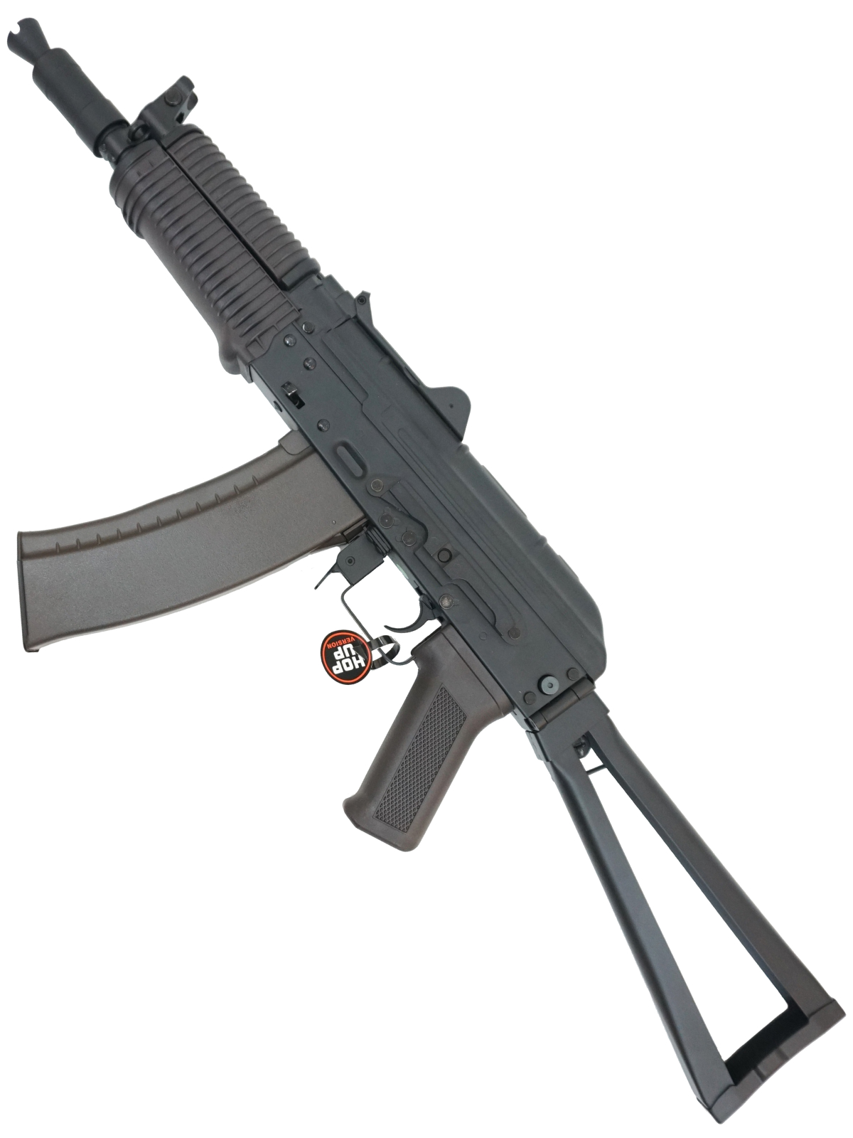 Автомат страйкбольный (Cyma) CM045, RKC-74У (АКС-74У), AEG, металл, черный пластик, ЗУ, АКБ