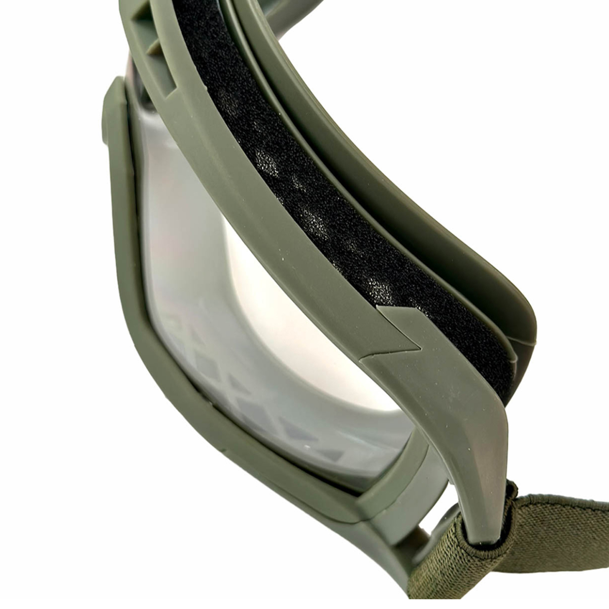 Тактические очки Voenpro BP-1062, олива, прозрачные