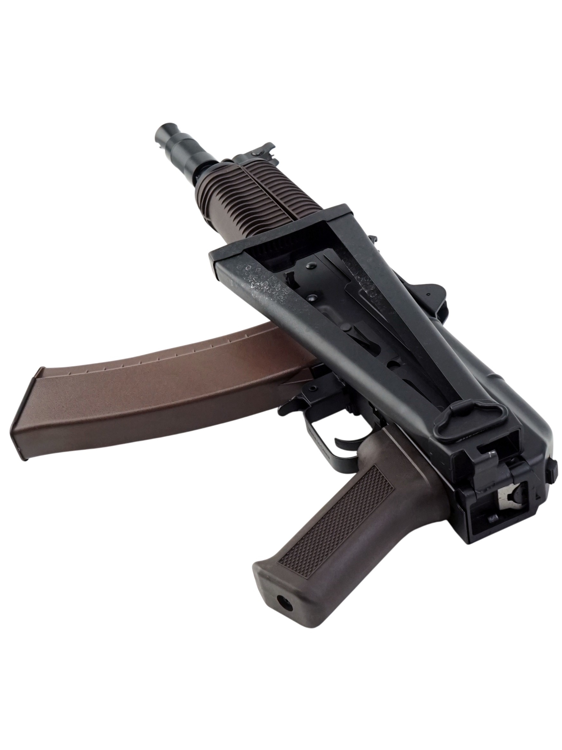 Автомат страйкбольный (Cyma) CM045, RKC-74У (АКС-74У), AEG, металл, черный пластик, ЗУ, АКБ