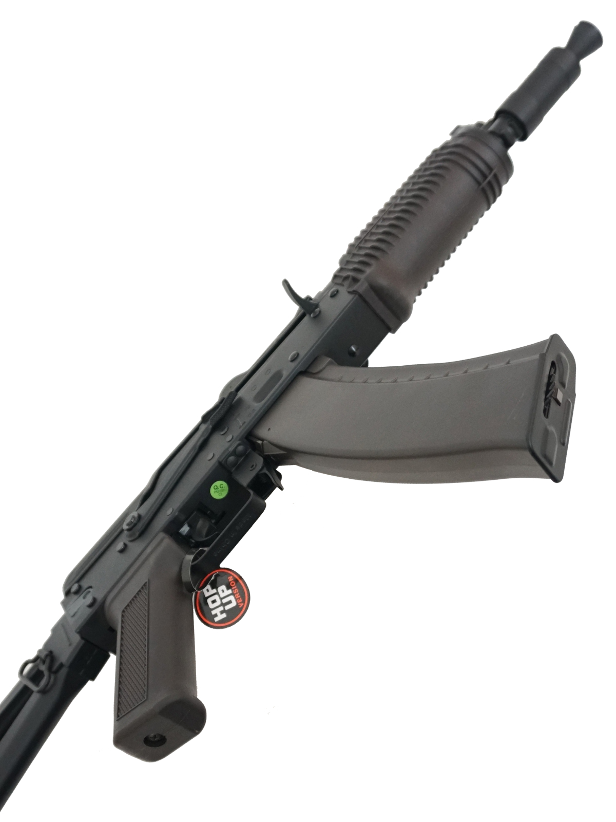 Автомат страйкбольный (Cyma) CM045, RKC-74У (АКС-74У), AEG, металл, черный пластик, ЗУ, АКБ