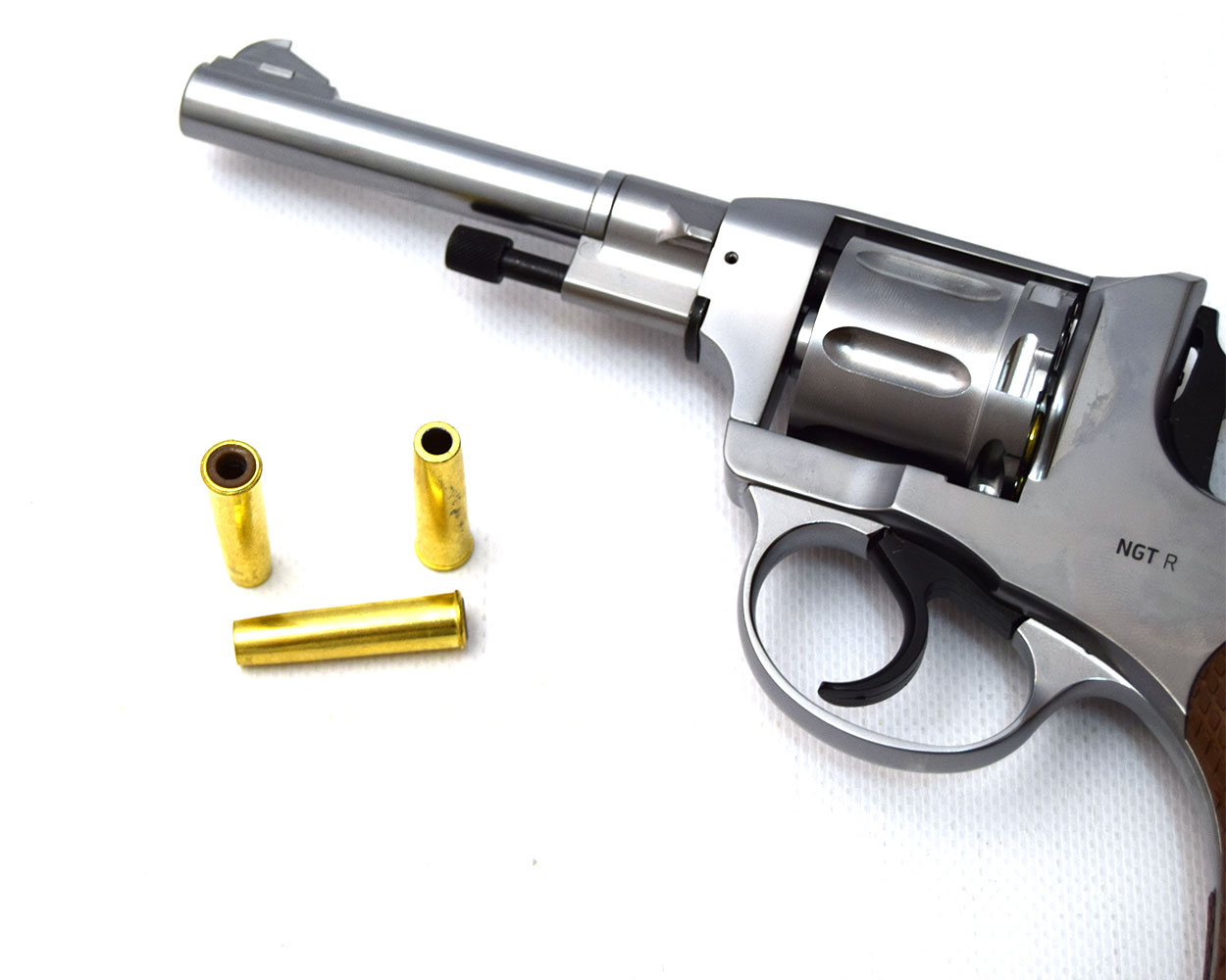 Пневматический револьвер Gletcher NGT RF Silver