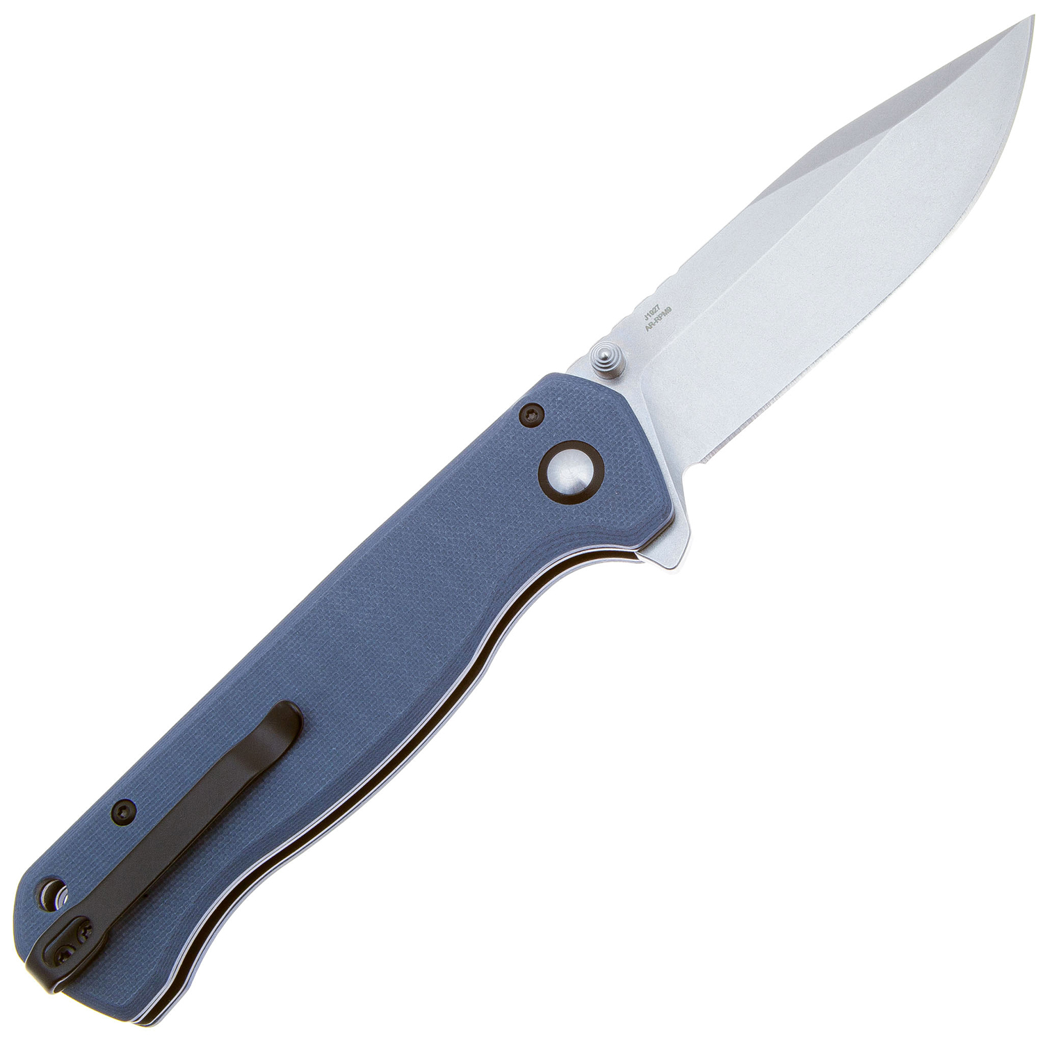 Нож CJRB Chord J1927-GY, рукоять синий G10, AR-RPM9