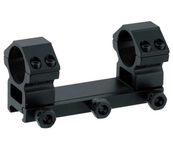 Кронштейн LEAPERS AccuShot с кольцами 25,4 мм, для установки на призму 10-12 мм, средний (h=14мм)