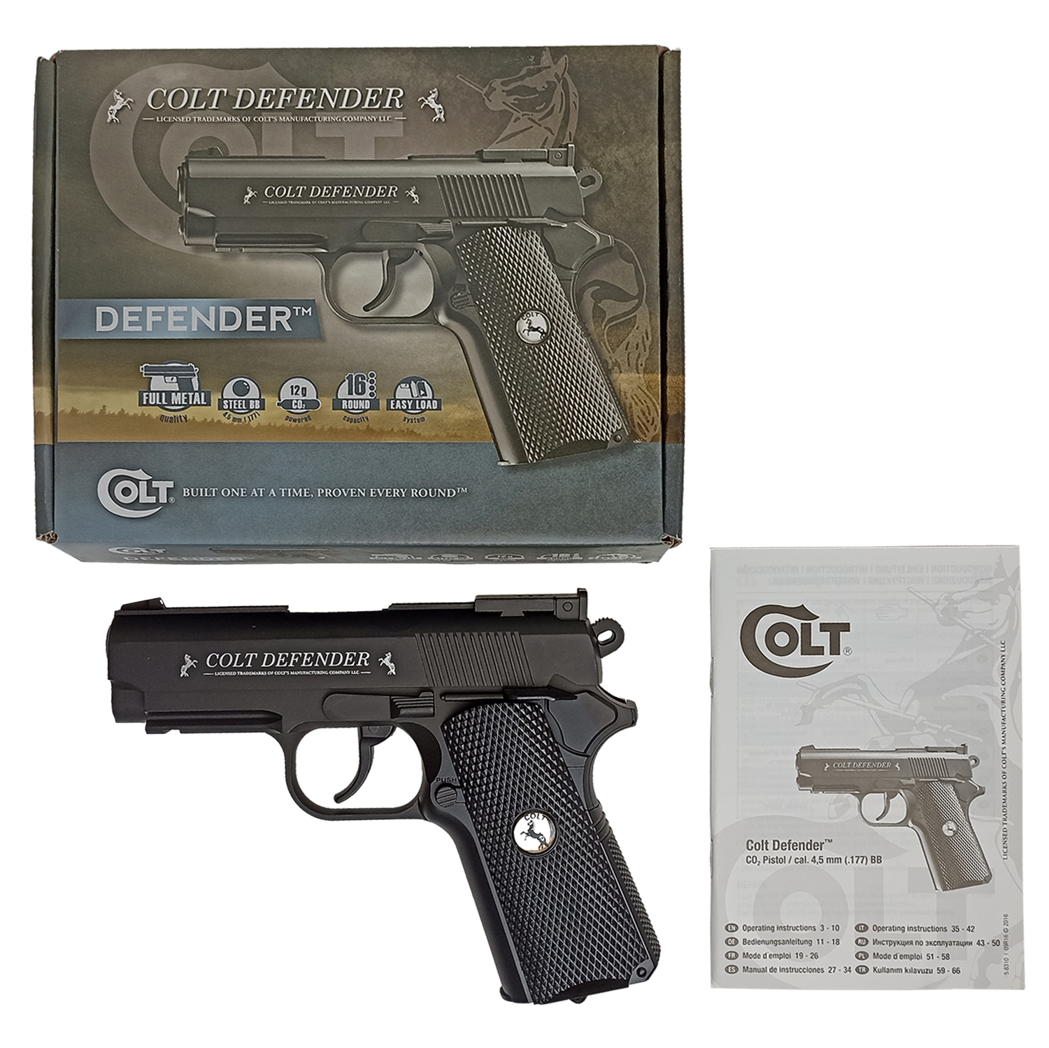 Пневматический пистолет Umarex Colt Defender (colt) 4,5 мм