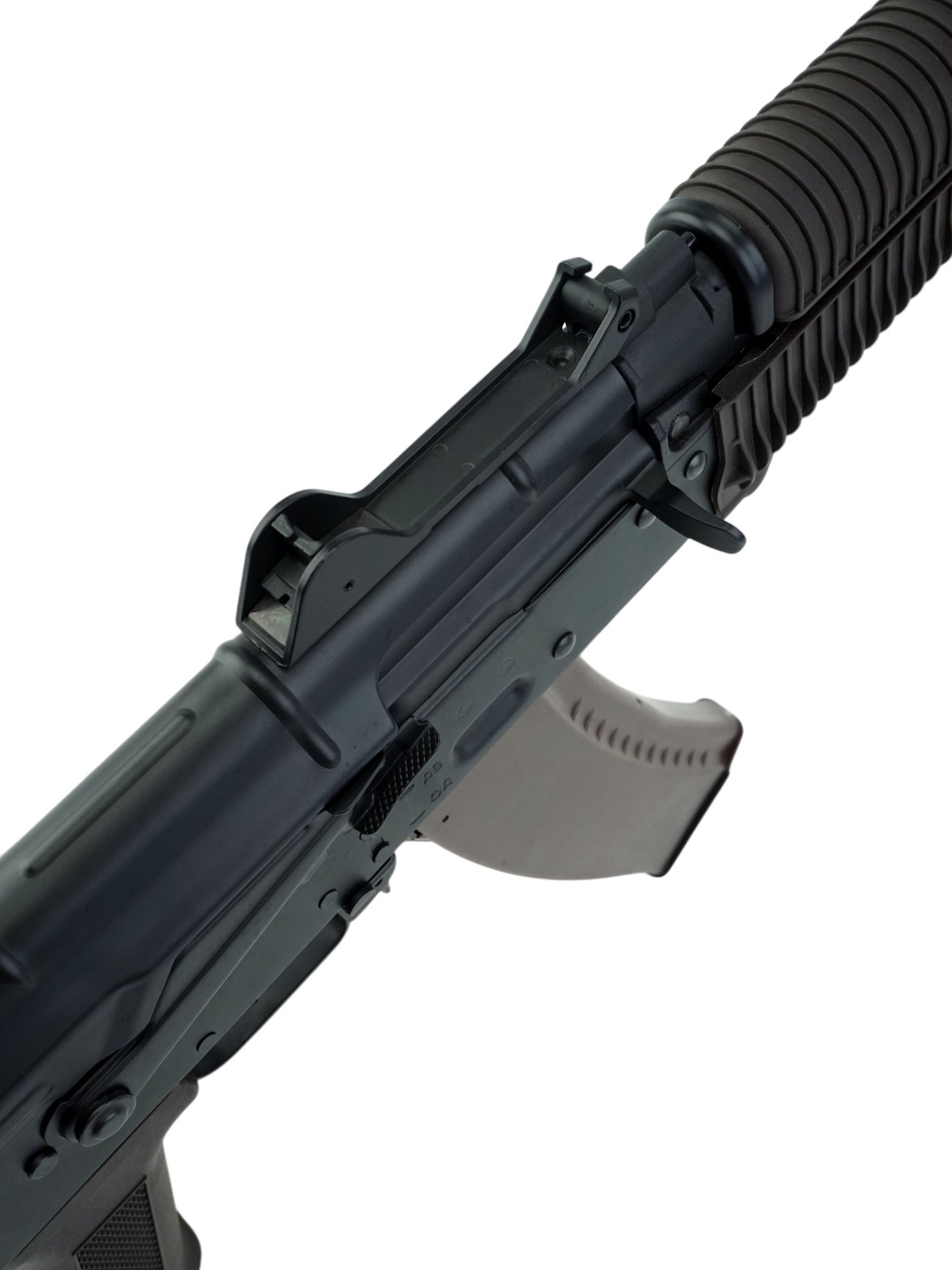 Автомат страйкбольный (Cyma) CM045, RKC-74У (АКС-74У), AEG, металл, черный пластик, ЗУ, АКБ