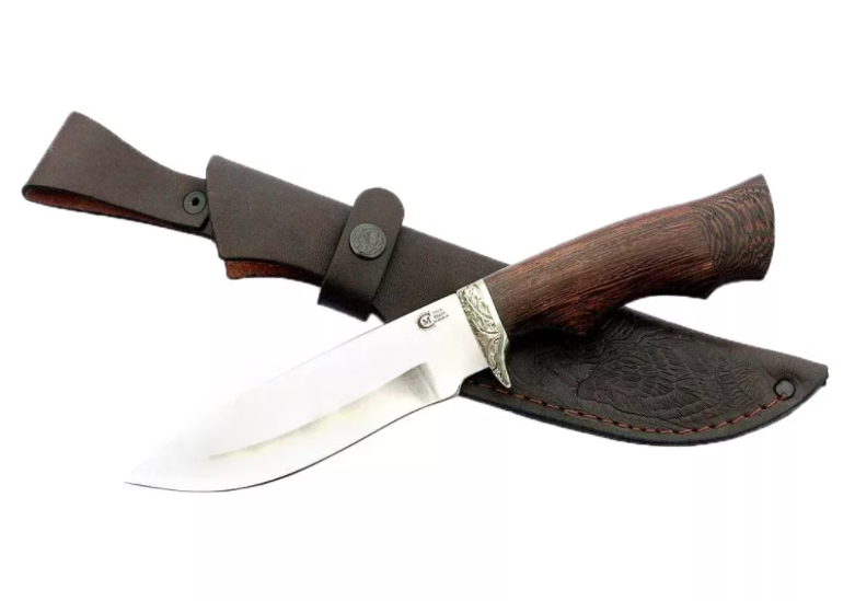 Нож "Близнец" кован.ст. 95х18, венге, литье, Семина