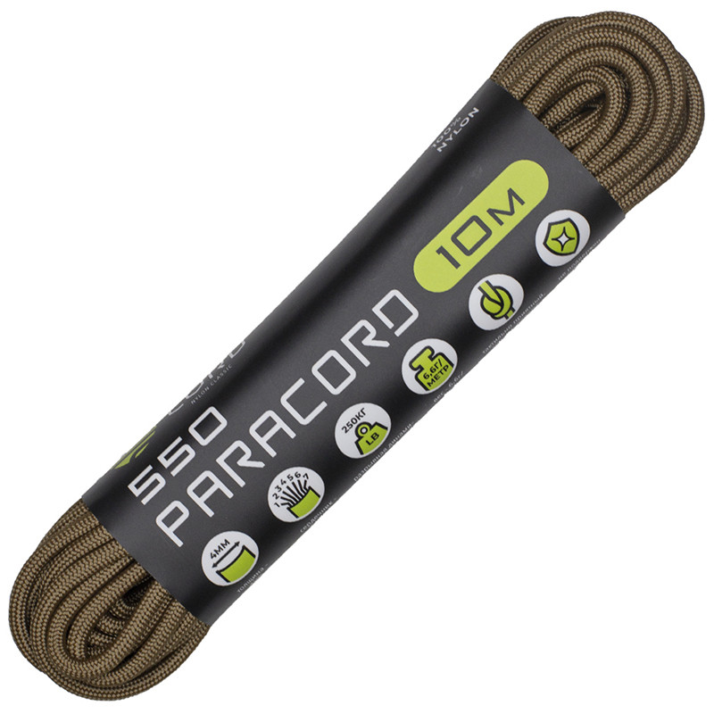 Паракорд 550 CORD nylon 10 метров RUS (coyote)