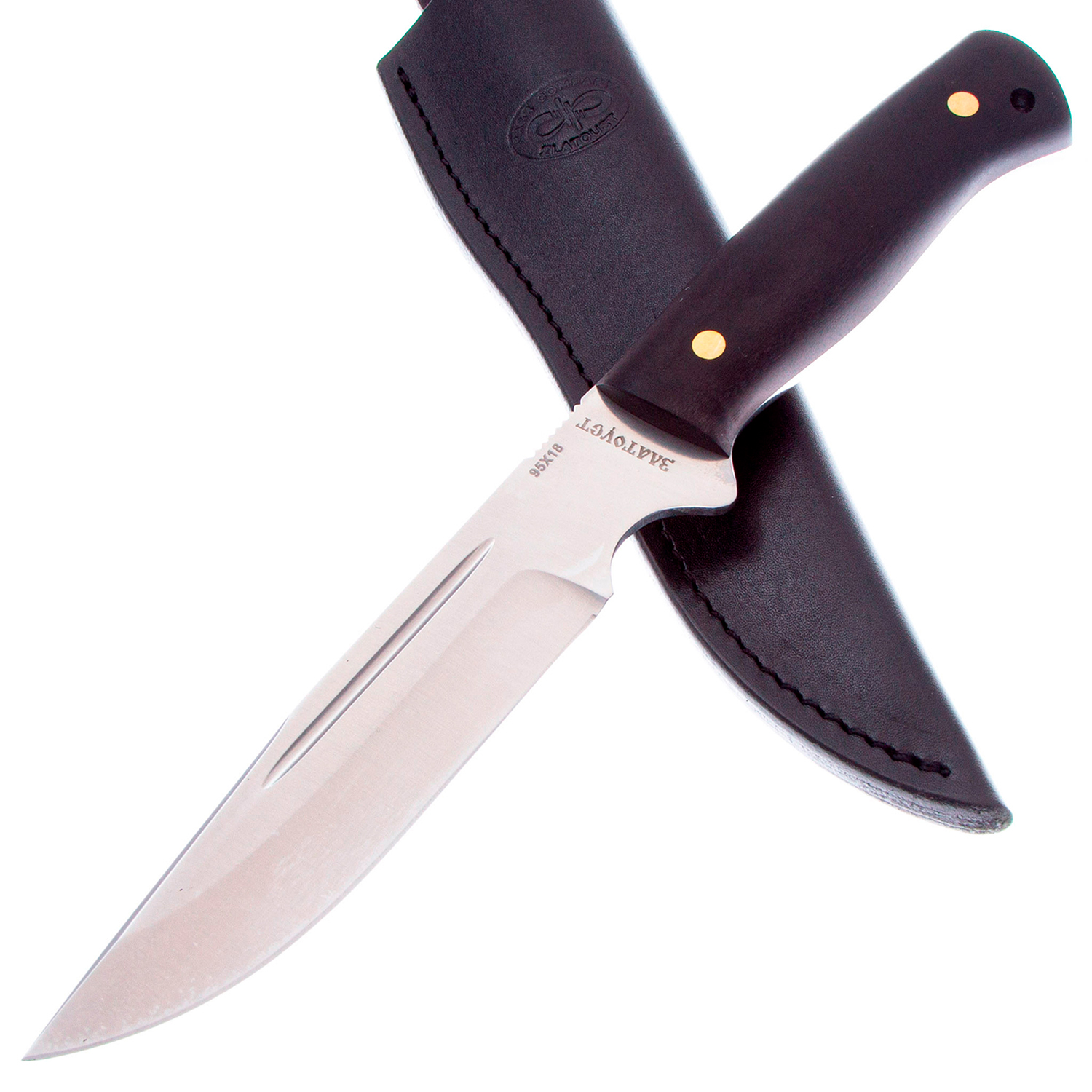 Нож "Леший" ЦМ, граб, 95х18
