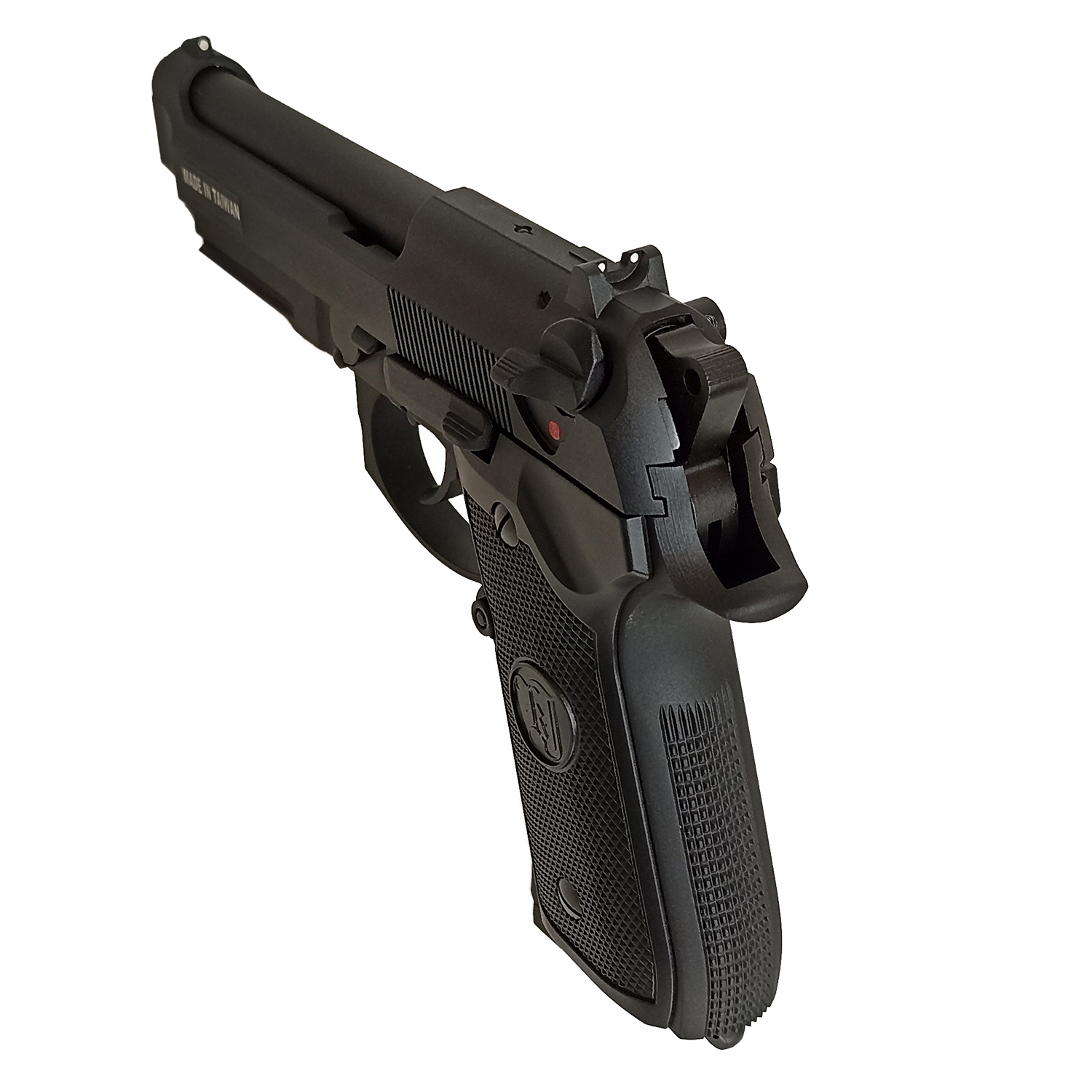 Пистолет страйкбольный (KJW) M9 A1 GBB, черный, металл, HU, рельса, модель - M9A1.GAS Black