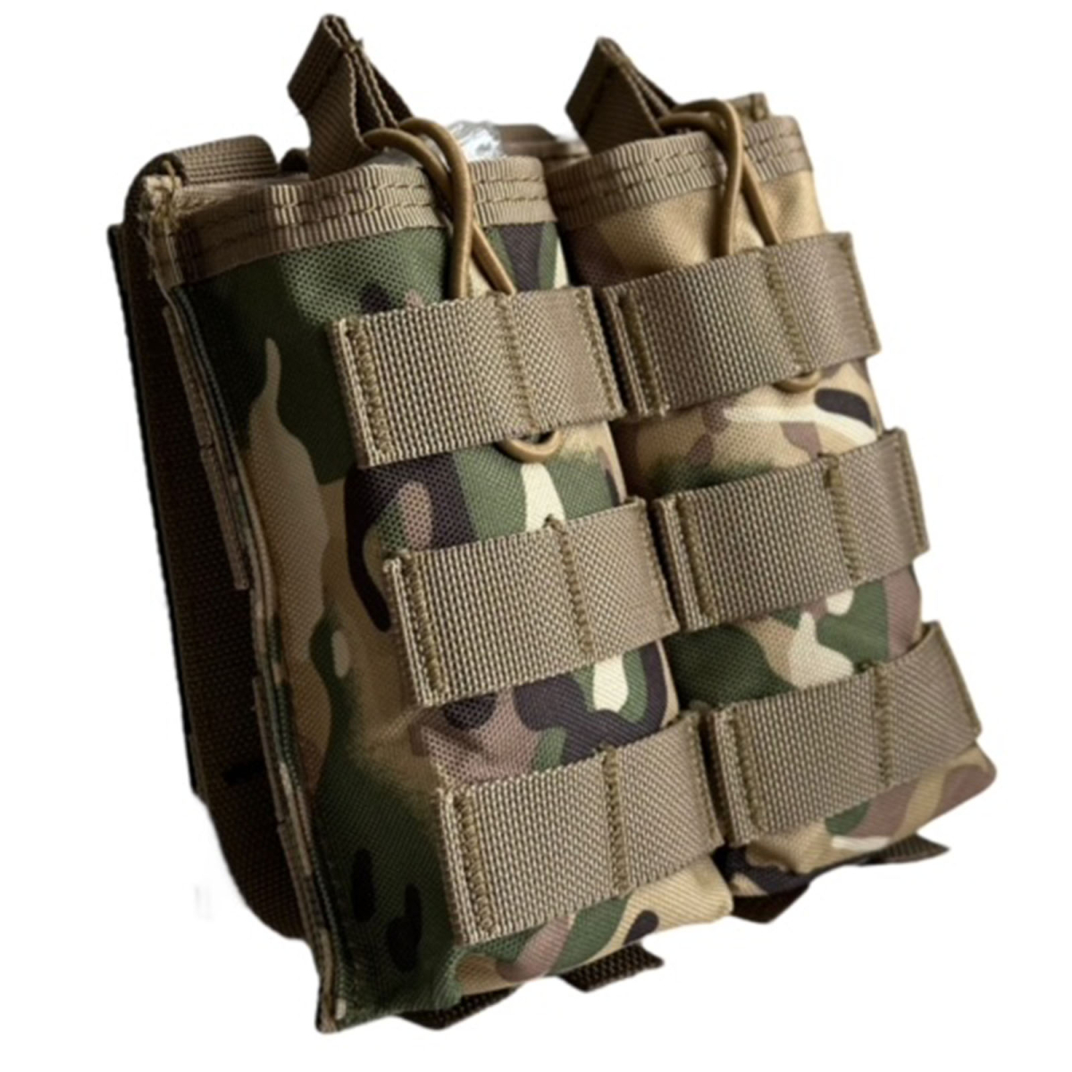 Подсумок Voenpro под 2 магазина AK/M серия с фиксатором, мультикам