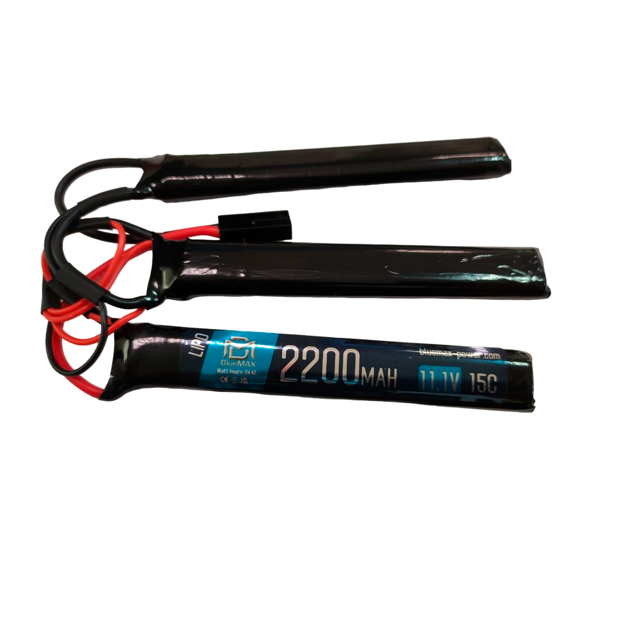 АКБ BlueMAX 11.1V Lipo 2200mAh 15C triple 3x (10x20x102)