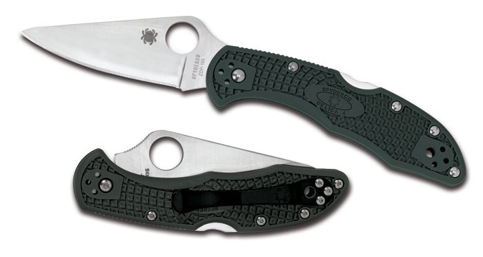 Нож Spyderco Delica Flat Ground 11PBK