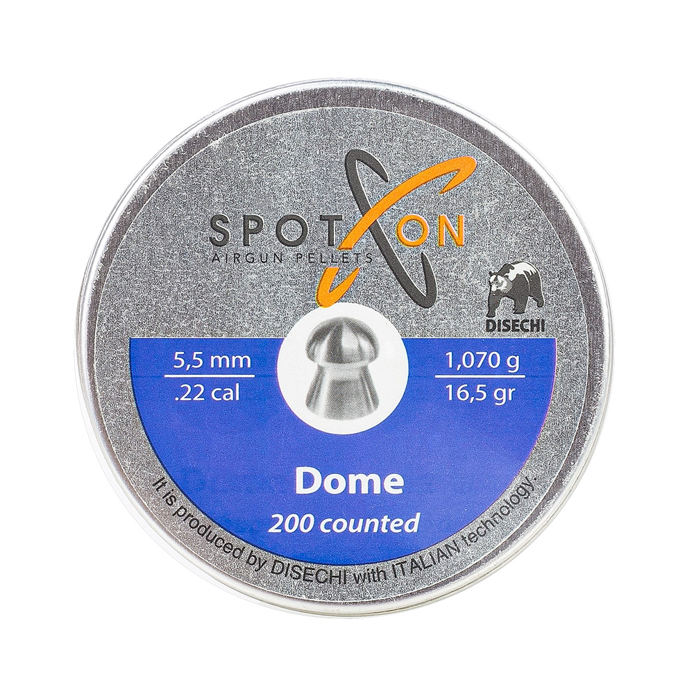Пуля пневматические SPOTON Dome калибр 5,5 мм, 1,07 гр. (200 штук)