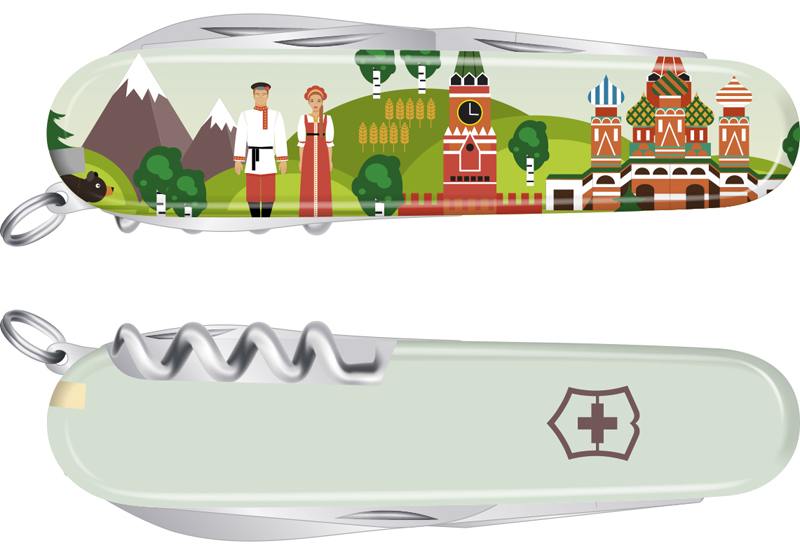 Нож Victorinox "Spartan" Из России с любовью 1.3603 (91 mm)