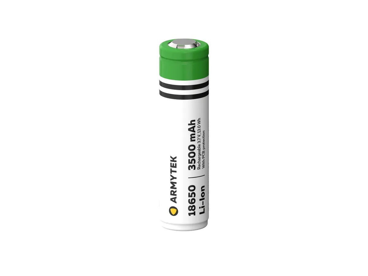 Аккумулятор Armytek 18650 Li-Ion 3500mAh с защитой