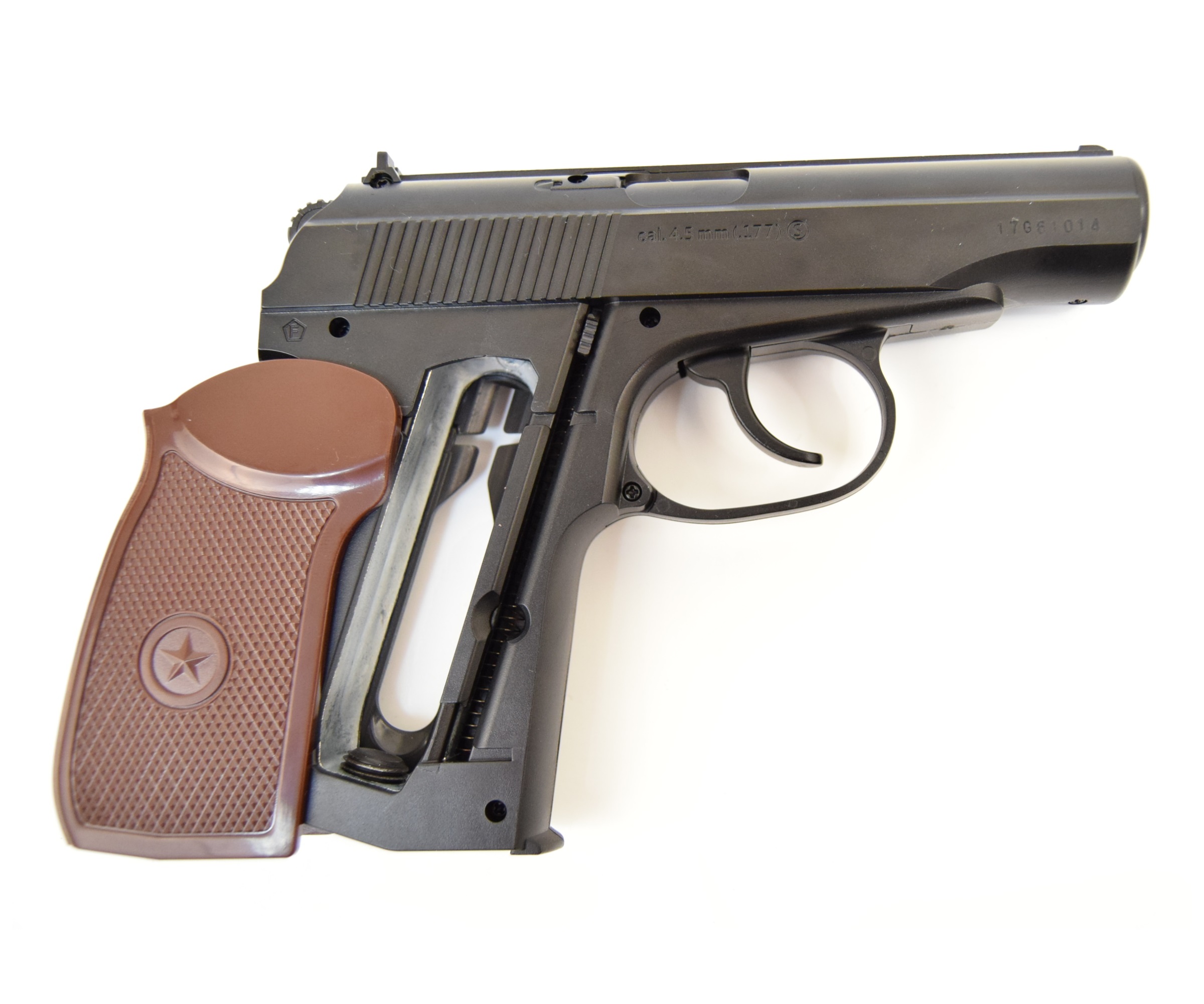 Пистолет пневм. Borner PM-X (баллончики 3 шт + шарики 250 шт)