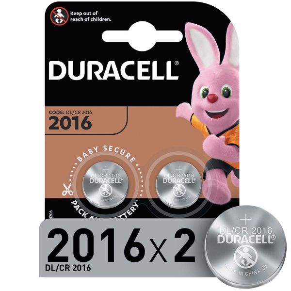 Элемент питания CR2016 DURACELL BL2