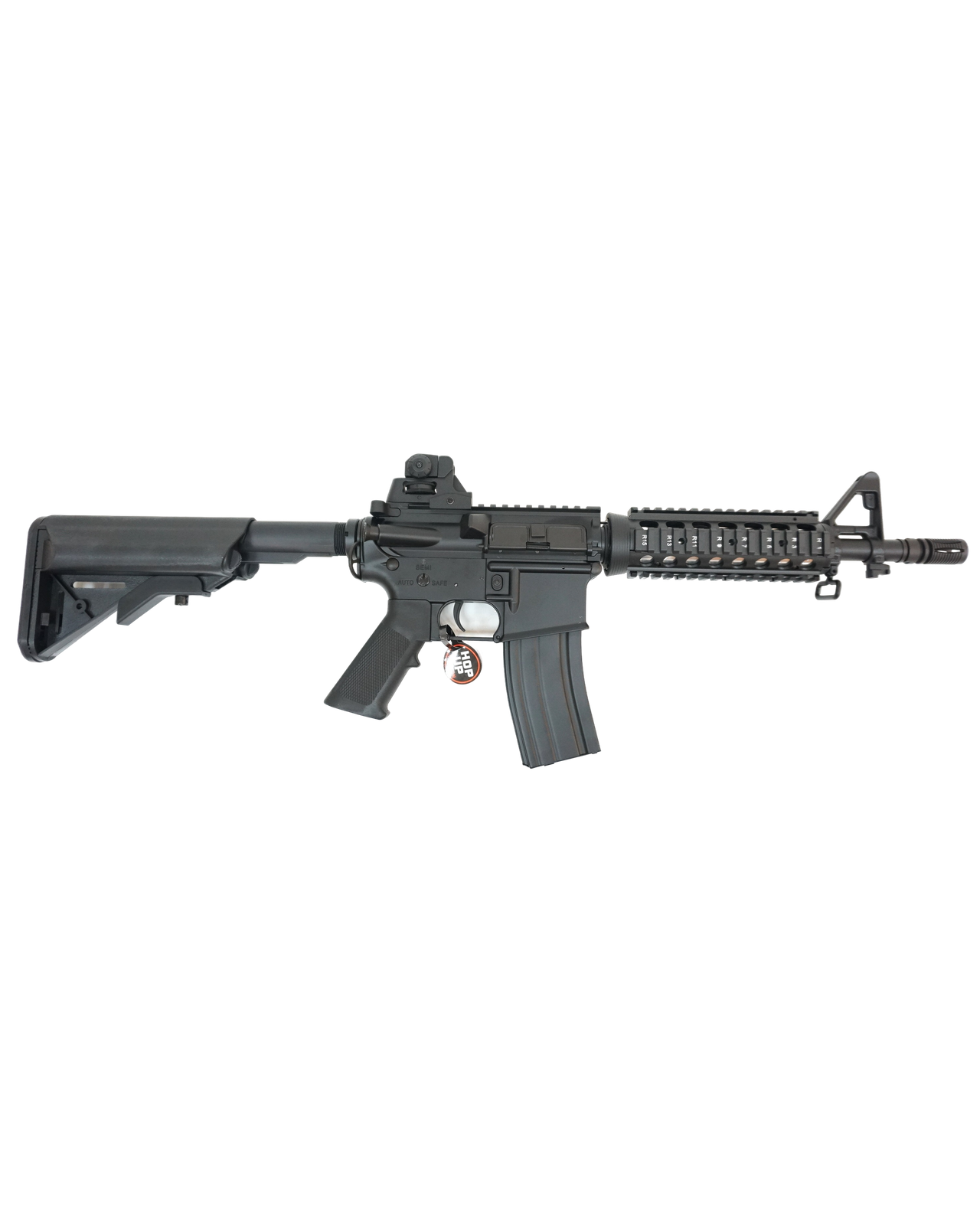 Автомат страйкбольный (Cyma) CM002 M4CQB металл, черный пластик, складной приклад, ЗУ, АКБ
